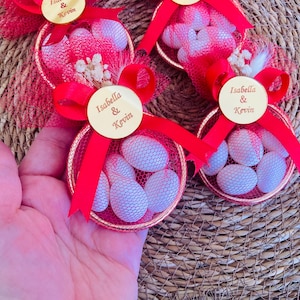 Wedding Almond Candy Favors For Guests, Engagement Favors, Wedding Candy,Personalized Gift, Unique Wedding Favors,Wedding Candy Favors Gift