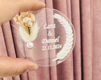 Wedding Favor Magnet, Personalized Wedding Magnet,Wedding Favors for Guests, Wedding Thank you gift, Magnet Favors, Personalized Favors