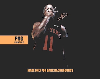 Jalen Brunson New York Knicks Basketball PNG File per stampa a sublimazione (Download digitale)