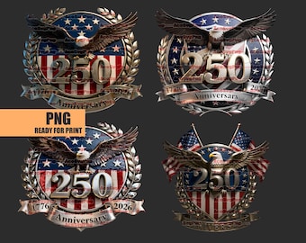 Logotipo del 250 aniversario de EE. UU. PNG, 4 de julio PNG