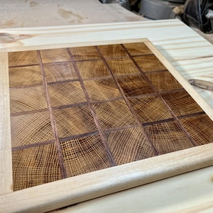 Drei Holz Stirnholz Schneidebrett
