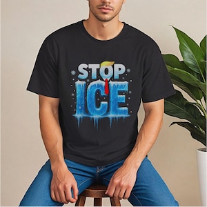 Stop ICE Protest Shirt: Political Satire Social Justice Tee