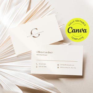 Business Card Design, Small Business Solutions, Modern Customizable Layouts, Professional Designs, Printable Templates, Canva Editable Cards