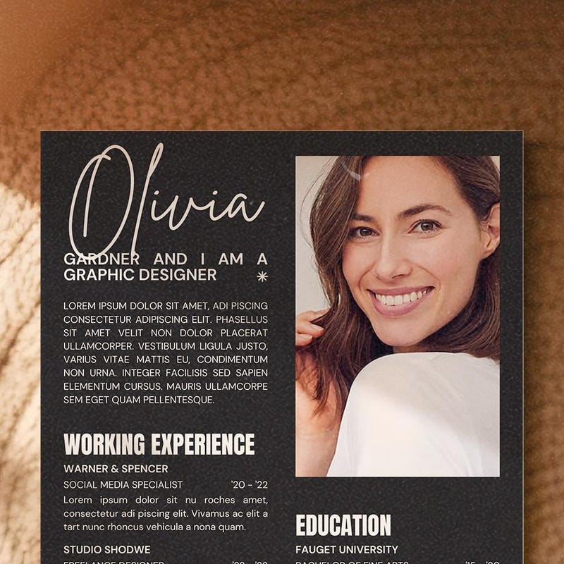 Resume Templates 2025 Etsy UK