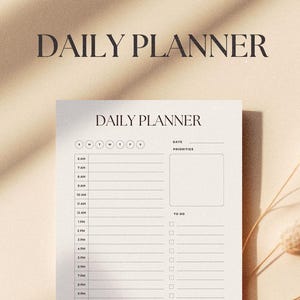 Daily Routine Planner Canva Designs, Daily Planner Diary, Online Daily Planner, Day Planner, My Daily Planner, Daily Diary, Canva