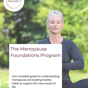 Menopause Foundations PDF | Perimenopause Guide | Hormone Balance, Sleep & Energy | Nutrition + Lifestyle | Women Over 40 | Digital Download