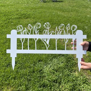 Metal Garden Fence Panels, Miniature Fence, Garden Fence Decor, Metal Fence, Mini Fence, Wrought İron Fence, Fairy Garden, Garden Fencing