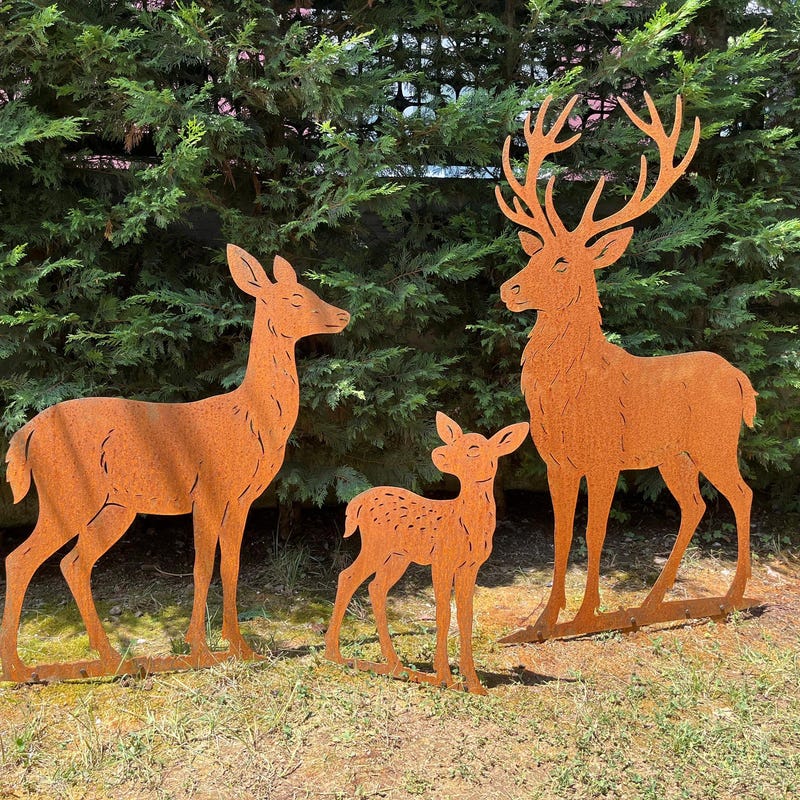 Raw Metal Outdoor Elk - Etsy