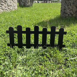 Metal Garden Fence Panels, Miniature Fence, Garden Fence Decor, Metal Fence, Mini Fence, Wrought İron Fence, Fairy Garden, Garden Fencing