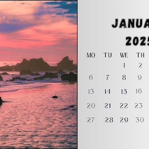 calendar 2025 calendar  desk calendar photo calendar annual calendar gift calendar family calendar artistic calendar nature immage calendar
