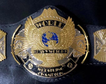 World Winged Eagle Championship Wrestling Belt Replica-Title Collectible 2mm&4mm