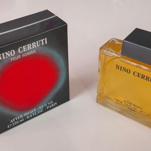 Nino Cerruti Pour Homme Après-rasage 250 ml splash - vintage pré-code-barres discontinué rare