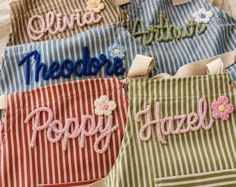 Delantal bordado personalizado, delantal de cocina con nombre personalizado para niños y adultos, regalo de cocina, delantal de repostería, regalo de chef