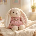 Personalized Easter Bunny Plush with Embroidered Name – Custom Stuffed Rabbit, Baby’s First Easter Gift, Basket Stuffer, Nursery Keepsake product logo