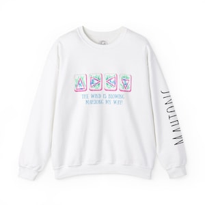 Mahjong Sweatshirt: Cozy Tile Design Pullover.