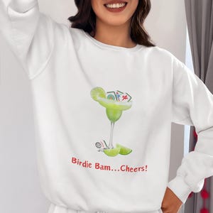 Mahjong Sweatshirt. Birdie Bam Cheers! Unisex Heavy Blend™ Crewneck Sweatshirt.