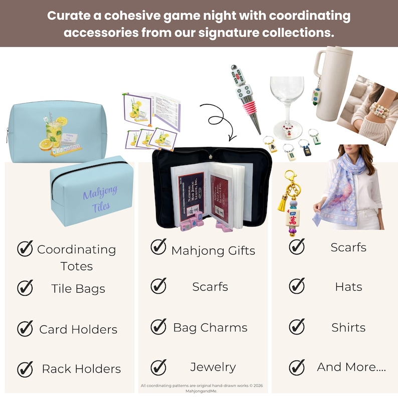 Cocktail Mahjong Mat: Fun Mahjong Mat - Happy Hour Design! Can be personalized! zdjęcie 9