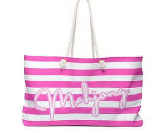 Personalized Mahjong Tote Bag: Elegant Minimalist Design