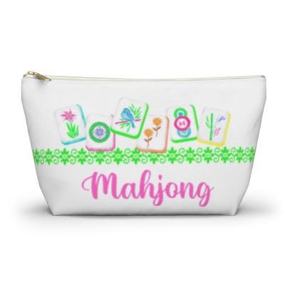 Stylish Mahjong Tote Bag  . Classic & Elegant Design Perfect for carrying Mahjong tiles, racks and cards.