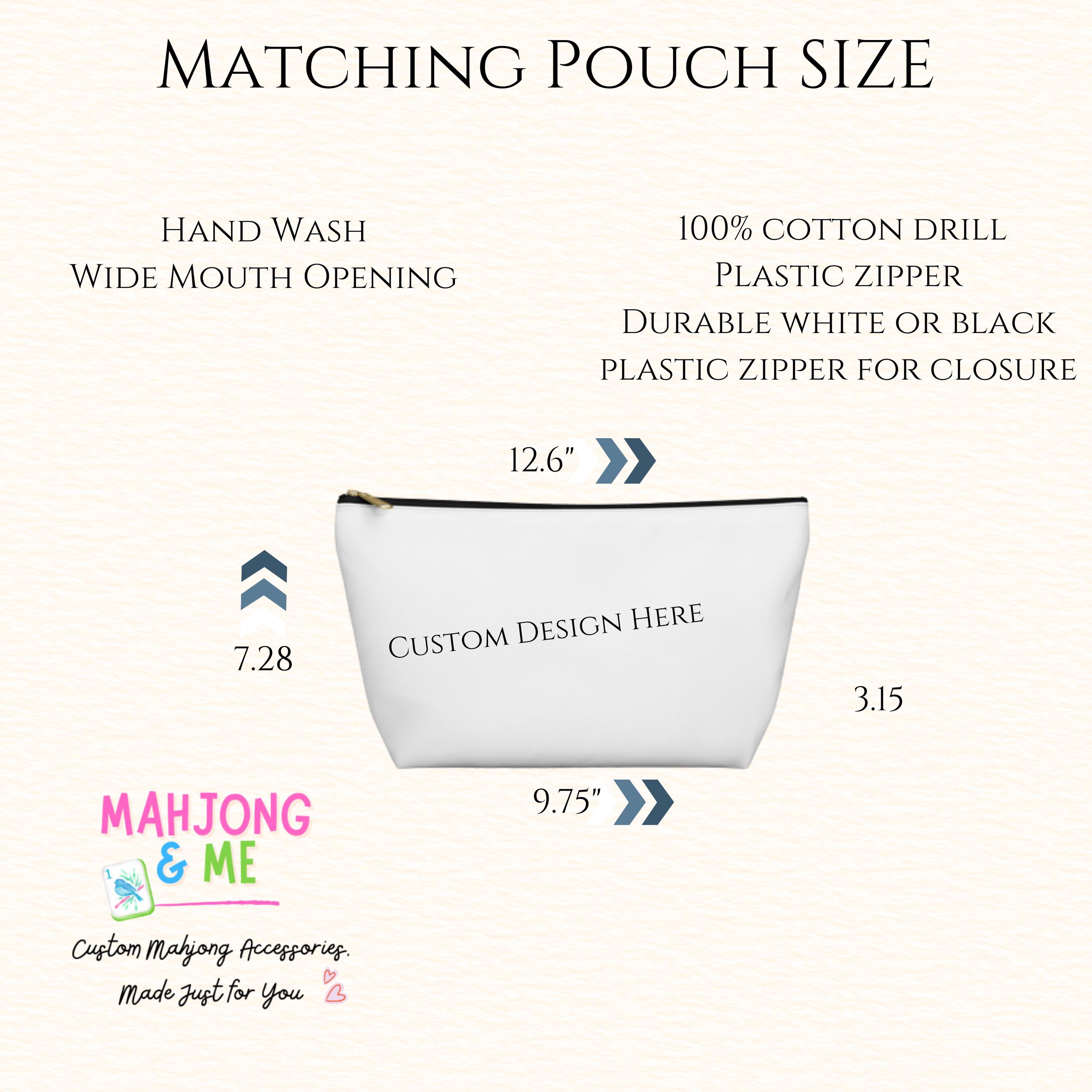 Stylish Mahjong Tote Bag  . Classic & Elegant Design Perfect for carrying Mahjong tiles, racks and cards.