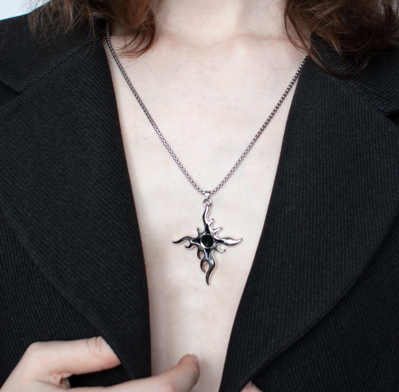 Y2k cross necklace - Etsy 日本