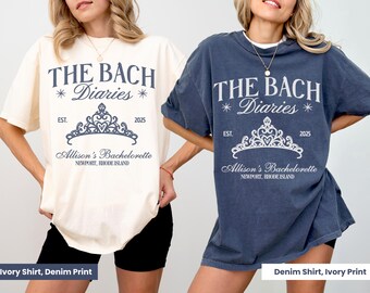 Custom 'Bach Diaries' Bachelorette Comfort Colors Shirt