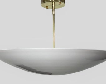 1940's Mid Century  Elegant Ceiling Flushmount Light | Pendant Mid Century Modern Brass Disk Sputnik Chandelier light Fixture