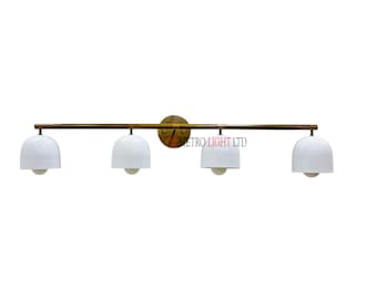 Vanity Light-Wall Light Wall Sconce Light | Wall Sconces Lamp | Mid Century Modern Raw Brass Italian Wall Scone | Cone Wall Sconce Light