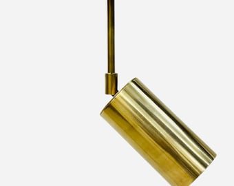 Celling Spot Light Flush Mount Light Wall Light | Adjustable Angle Ceiling spot light | Mid Century Modern Raw Brass Spot Light