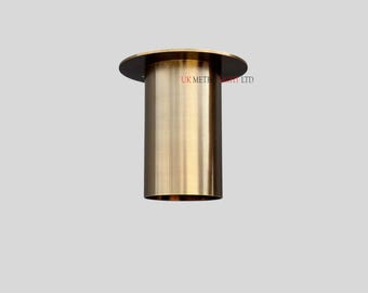 Mid Century Antique Patina Ceiling Spot Light | Directional Lighting | Handmade Brass Ceiling Spot Light Modern Flush Mount Light Fixture
