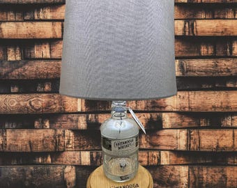 Whiskey Bottle Lamps