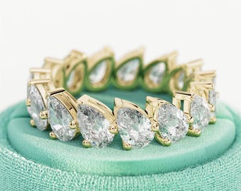 Emerald Cut Moissanite Ring: 14k Gold Bezel Set Solitaire