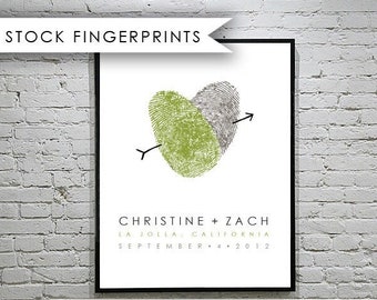 Thumbprint Wedding Sign Guest Book Alternative Unique Wedding Gift Fingerprint Wedding Guest Sign In Poster Canvas Welcome Sign Wedding