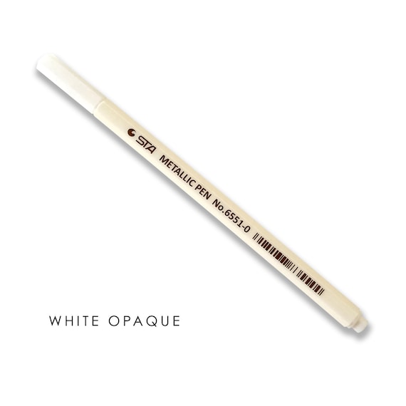 White Wax Pencil Opaque White for Guest Book Alternative Poster in