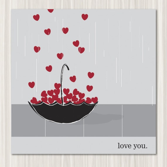 Umbrella Printable Valentines @michellepaigeblogs.com