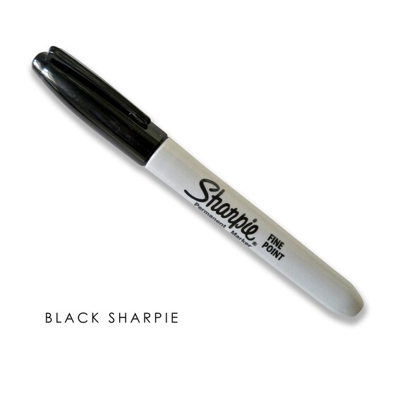 black sharpie pen