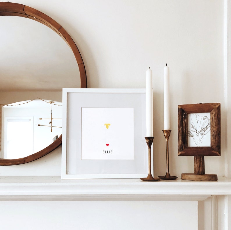 Custom Dog Nose Print Pet Memorial Art Personalized Gift for Etsy