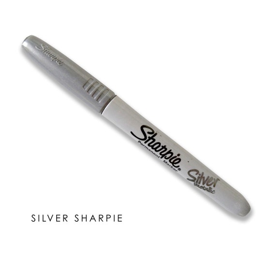 Silver Sharpie Marker Gold Metallic for Guest Book Alternative -   Australia