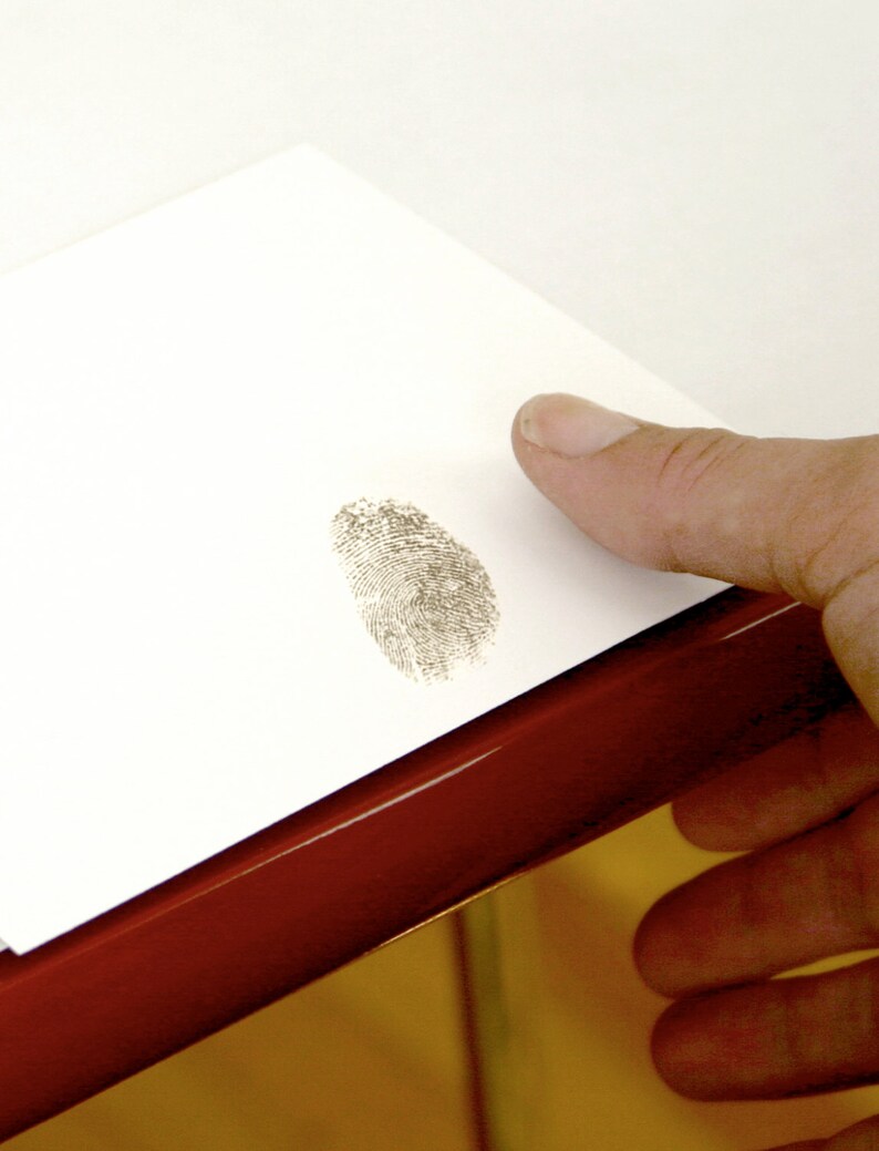 Inkless Fingerprint Kit for Use With Custom Fingerprint Etsy