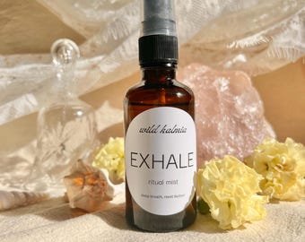 Sweet Orange Sage and Vanilla Musk Ritual Mist: Exhale Botanical Ritual Spray for Reset