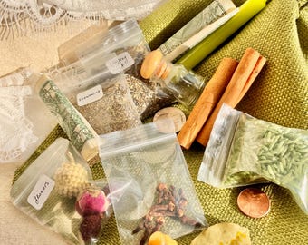 Money Spell Kit, Prosperity Ritual Jar, Abundance Manifestation Tools