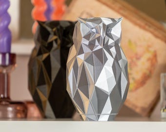 Lumi Owl Geometrisk Uggelvas och Pennhållare
