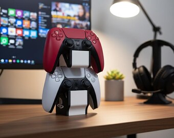 Dubbel vertikal PS5-joystickstativ i torn