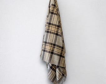 Mackellar Tartan Blanket – 100% Recycled Wool Throw, Scottish Heritage Design