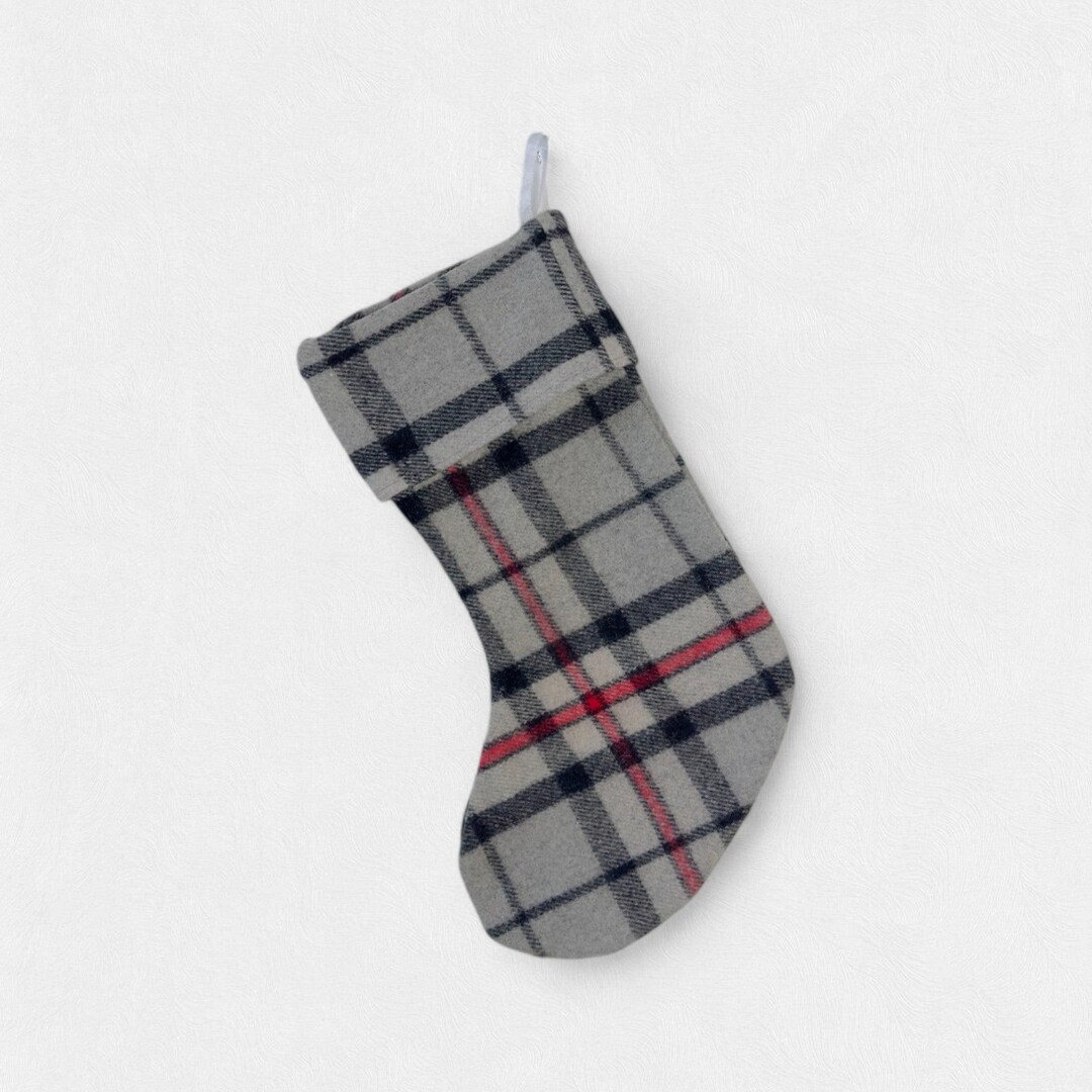 Thomson Gray Pattern Thomson Grey - 100% Wool Christmas Stocking - Etsy