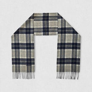 Silver Bannockbane - 100% Lambswool Tartan Scarf