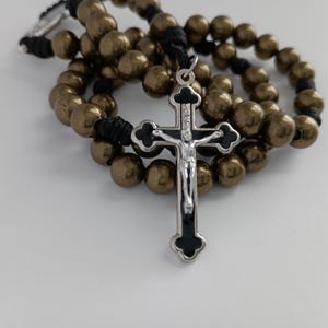 Paracord Rosary with Steel Beads