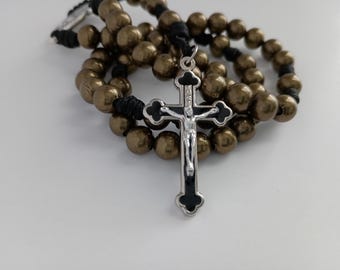 Paracord Rosary with Steel Beads