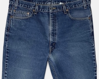 Levi's 517 Boot Cut Jeans Men's 40x32 Blue Vintage Made in USA Denim