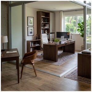 79 Inch Extra Long Computer Desk, Two Person Writing Table Wooden Desk for Home Office Shared Workspace
